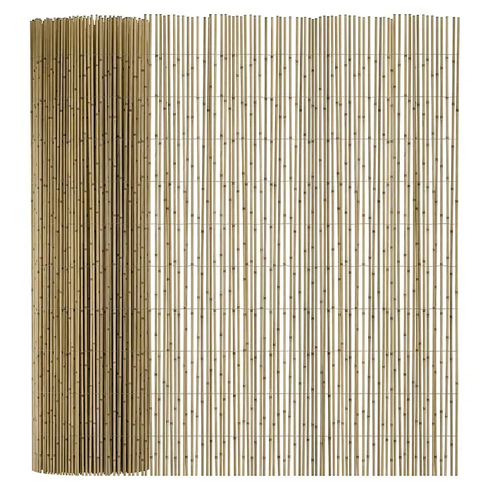 T & J Schilfrohrmatte Sylt - 600 x 180 cm, Geeignet für: Sichtschutz - Hier ist ein gerollter Bambuszaun. Er ist eine großartige Möglichkeit, Ihrer Außenanlage Privatsphäre und Struktur zu verleihen.