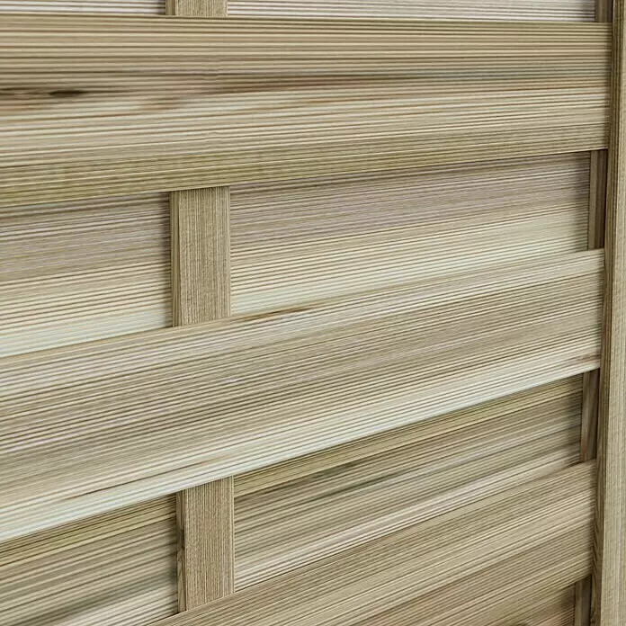 T & J Sichtschutzelement Maxi - B x H: 90 x 160 cm, Braun - Detailaufnahme
