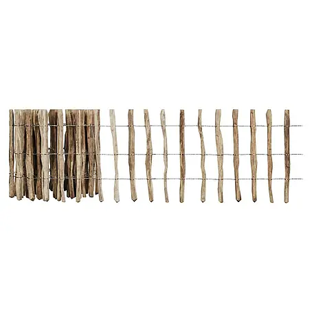 T & J  Staketen Rollzaun Rollo 4-8 cm