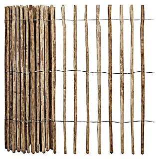 T & J Staketen Rollzaun Rollo 4-8 cm (B x H: 500 x 175 cm, Holz)