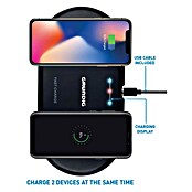 Cargador de batería para móvil 2 dispositivos (20 W, Negro) | BAUHAUS