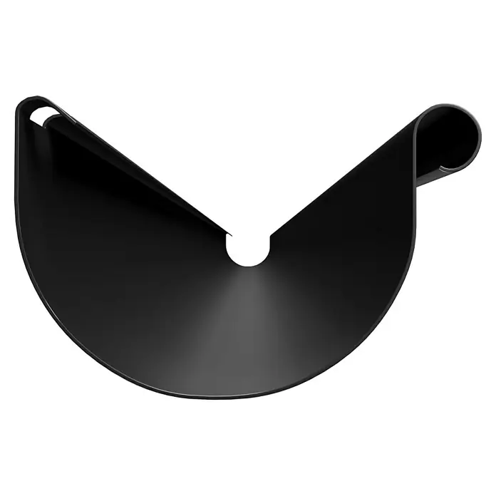 FunkeGruppe Dachrinne - Nennweite: 75 mm, Länge: 300 cm, Kunststoff, Anthrazit - Schwarzer multifunktionaler Stifthalter mit eleganter Form, perfekt für Büro und Schreibtisch, bietet stilvolle Organisation.