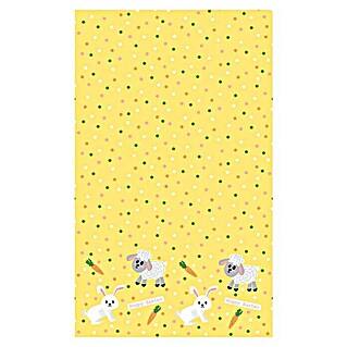 Duni Tischdecke Dunicel® (Gelb, 220 x 138 cm, Happy Easter)