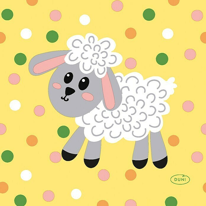 Duni Serviette (20 Stk., 24 x 24 cm, Happy Easter)
