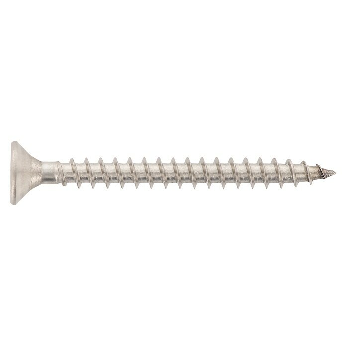 Marinetech Tornillo para construcción en madera (Rosca parcial, 25 ud., Acero inoxidable) | BAUHAUS