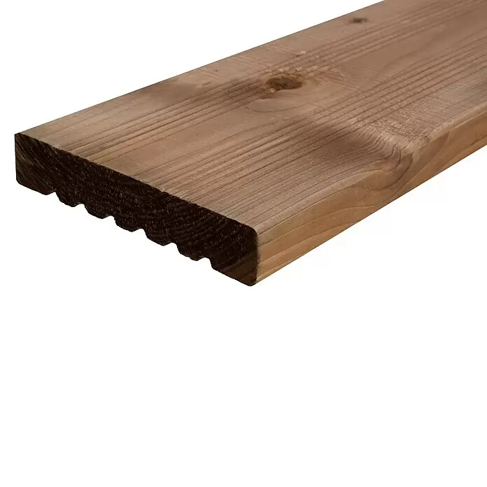Terrassendiele - Kiefer, 300 x 14,5 x 2,8 cm, Teakfarben online kaufen bei  BAUHAUS