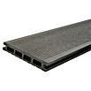 WPC-Terrassendiele (Dunkelgrau, 200 x 13,5 x 2,1 cm)