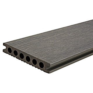 b!design Tablón para terraza WPC (300 x 13,8 x 2,25 cm, Gris)