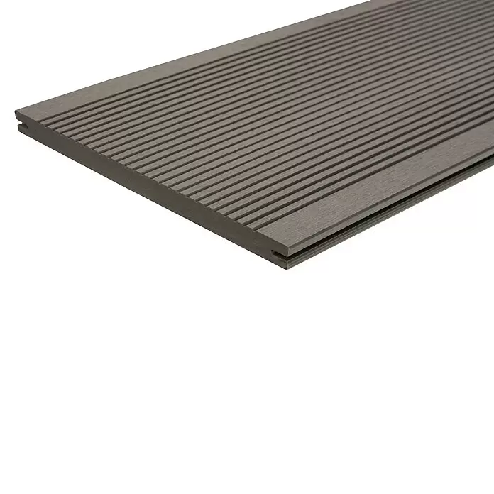 WPC-Terrassendiele - 300 x 19 x 1,6 cm, Grau - Detailaufnahme