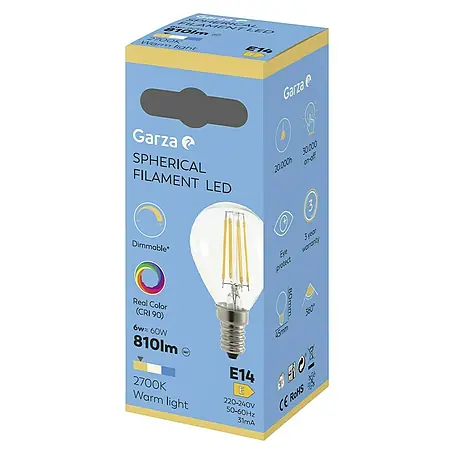 Garza  Bombilla LED Filamento Regulable