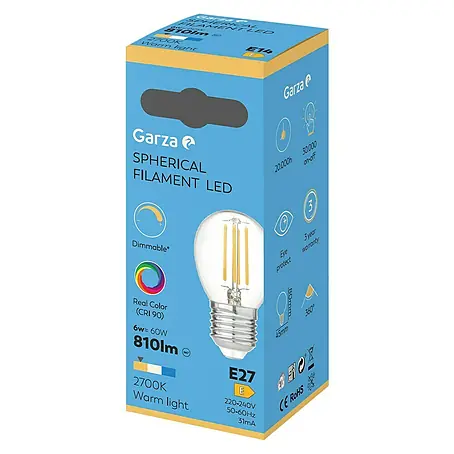 Garza  Bombilla LED Filamento Regulable