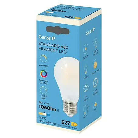 Garza  Bombilla LED Filamento Regulable