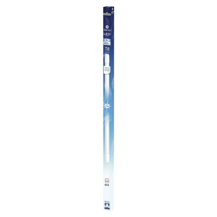 Garza Tubo de LED (9 W, Color de luz: Blanco neutro, G13, 60 cm)