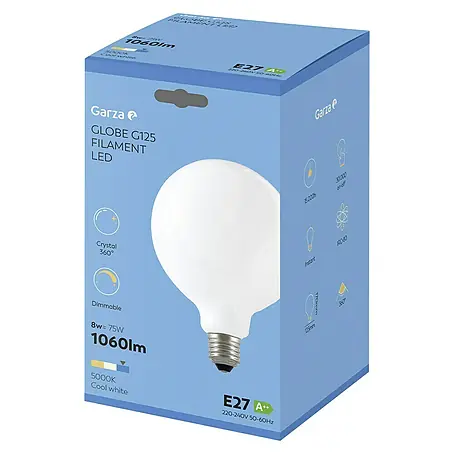 Garza  Bombilla LED Globo Filamento