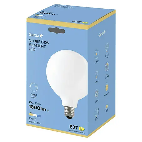 Garza  Bombilla LED Globo Filamento