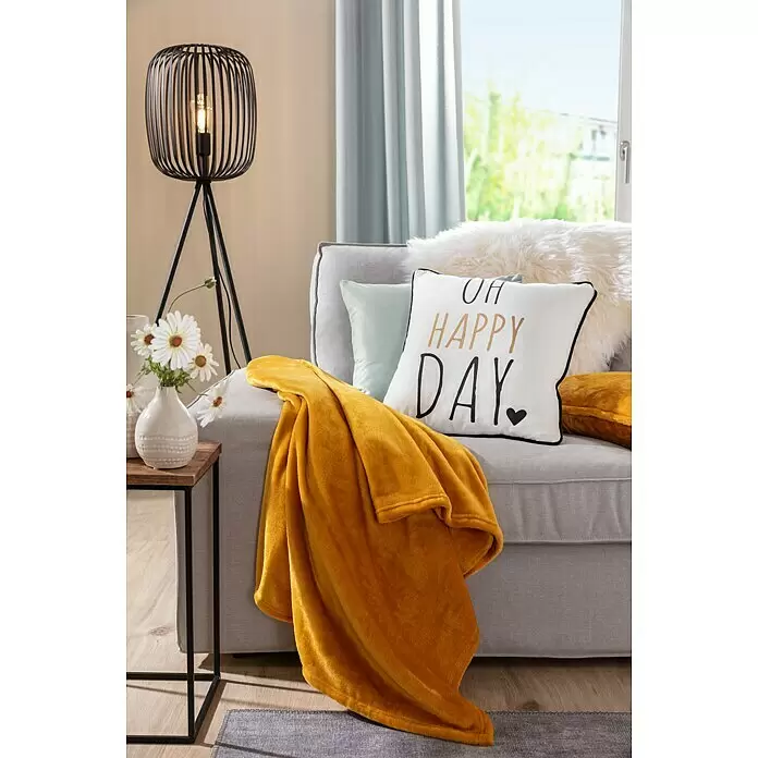 Kissen Homey - Weiß, 40 x 40 cm, 100 % Polyester - Stimmungsaufnahme