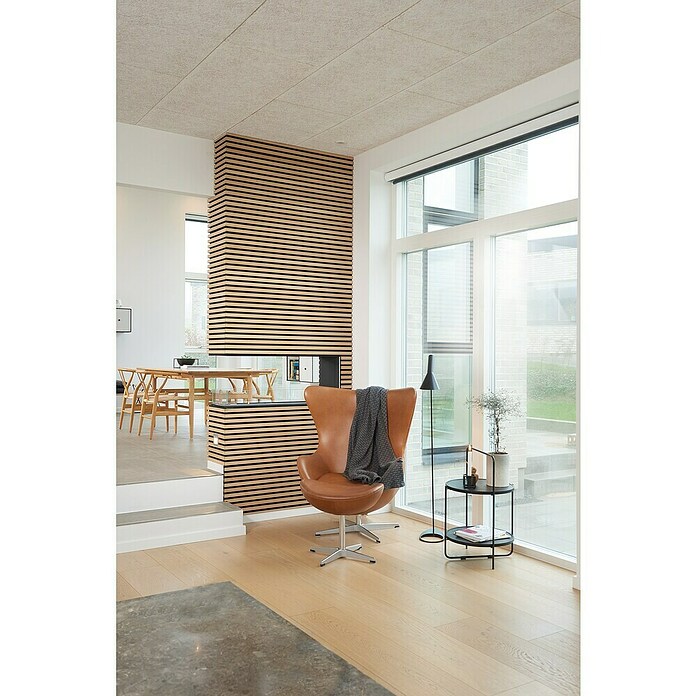 FibroTech Akustični panel Premium  (Svetli hrast, 2.440 x 605 x 22 mm) | Akustične plošče | Zvočna izolacija | Izolacija | Gradbeni material | Izdelki | BAUHAUS