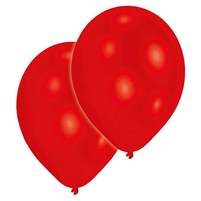 Luftballon (10 Stk., Rot, Durchmesser: 27,5 cm) | BAUHAUS