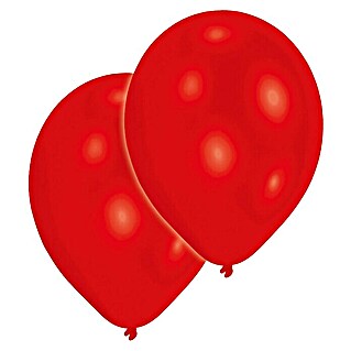 Luftballon (10 Stk., Rot, Durchmesser: 27,5 cm)