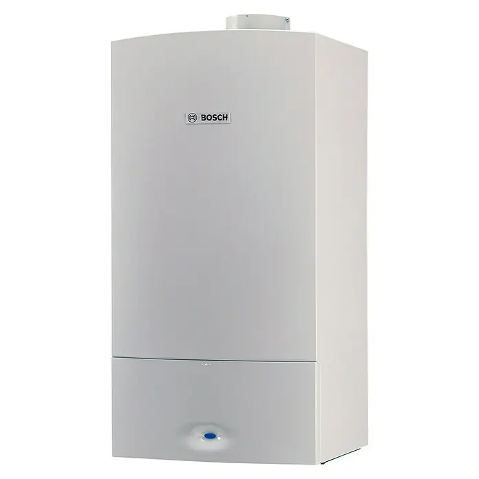 Bosch Caldera Condens 6000 W 25/36 - 24 kW, 5 l, Gas butano, Display multifunción - Sistema de calefacción Bosch blanco, calor eficiente para su hogar con tecnología de vanguardia y rendimiento confiable.