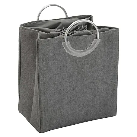 Versa  Cesta para la ropa doble con asas