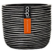 Capi Europe Nature Plantenpot Rib (Buitenmaat (Ø x h): 8 x 6 cm, Zwart, Polyester) | BAUHAUS