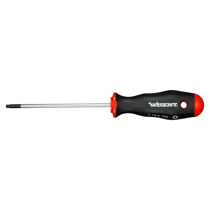Wisent Schraubendreher - TX 15, Klingenlänge: 100 mm - Wisent Torx Schraubendreher T15 x 100 mit ergonomischem Griff für komfortablen Halt und präzises Schrauben. Das ideale Werkzeug für Profis und Heimwerker.