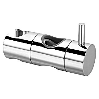Housler Douchekophouder Voor Doucherail 25 Mm – Hoogte Verstelbaar, Chroom/ABS