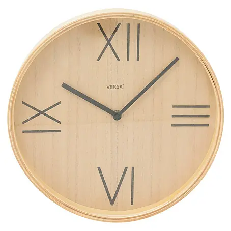 Versa  Reloj de pared madera