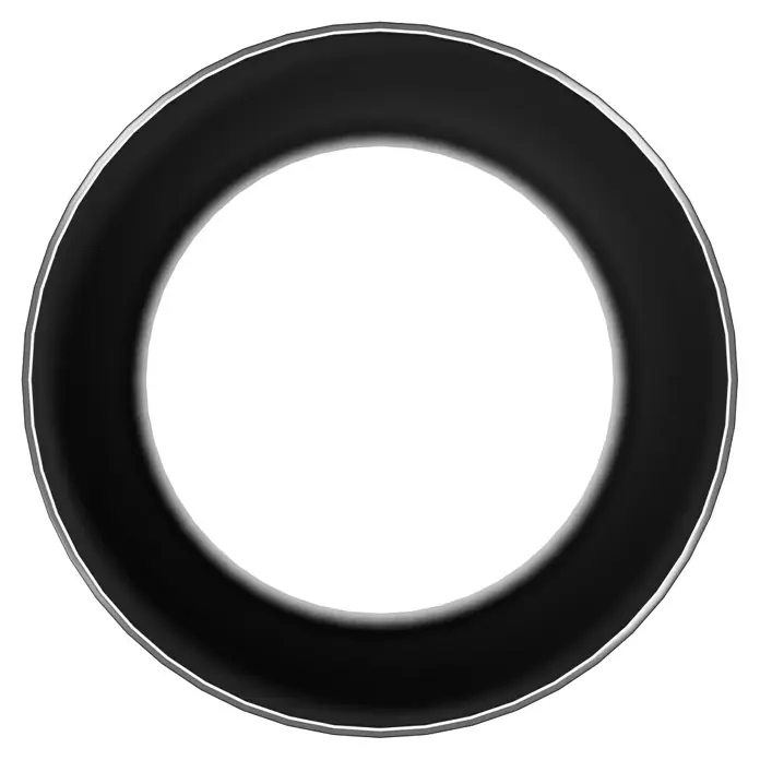 FunkeGruppe Fallrohrmuffe - Nennweite: 50 mm, Kunststoff, Anthrazit - Schwarzer Ring mit subtilen weißen Akzenten, ein modernes Accessoire, das minimalistische Eleganz ausstrahlt und jedem Outfit einen Hauch von Stil verleiht.