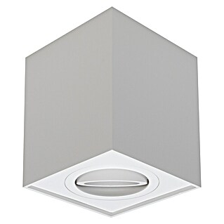 Alverlamp Foco de pared de superficie basculante (L x An x Al: 9,6 x 9,6 x 12,5 cm, Blanco, GU10)