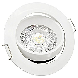 Alverlamp Foco empotrable Orientable (7 W, Ø x Al: 8,2 x 3 cm, Blanco, Blanco neutro)