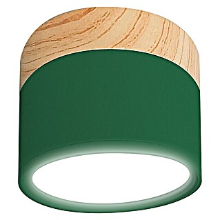 Alverlamp Foco de una luz LED Aro (7 W, Ø x Al: 7,5 x 6,3 cm, Blanco neutro, Verde)