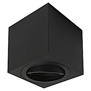 Alverlamp Foco de una luz de superficie basculante (L x An x Al: 8 x 8 x 8 cm, Negro, GU10)