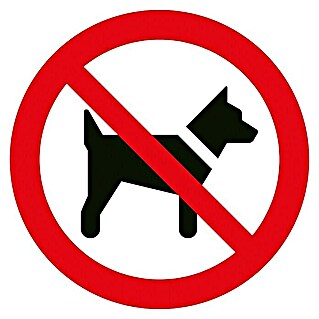 Pickup Znak zabrane (Promjer: 30 cm, Zabranjeno uvoditi pse)