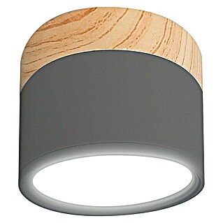 Alverlamp Foco de una luz LED Aro (7 W, Ø x Al: 7,5 x 6,3 cm, Blanco neutro, Gris)