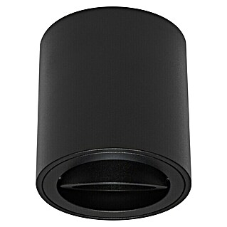 Alverlamp Foco de una luz de superficie basculante (Negro, GU10, Ø x Al: 8 x 8,5 cm)