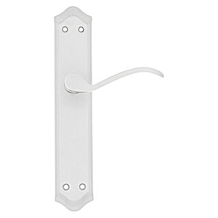 GDK Juego de manillas N20101044 (Blanco, Apto para: Puertas de madera)