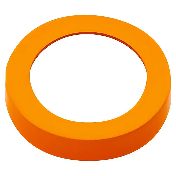 GDK Roseta sin anilla - Naranja, Redonda - Primer plano de un anillo naranja.