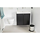 Cubo con pedal IML Metalizado (5 l, Plateado/Negro) | BAUHAUS