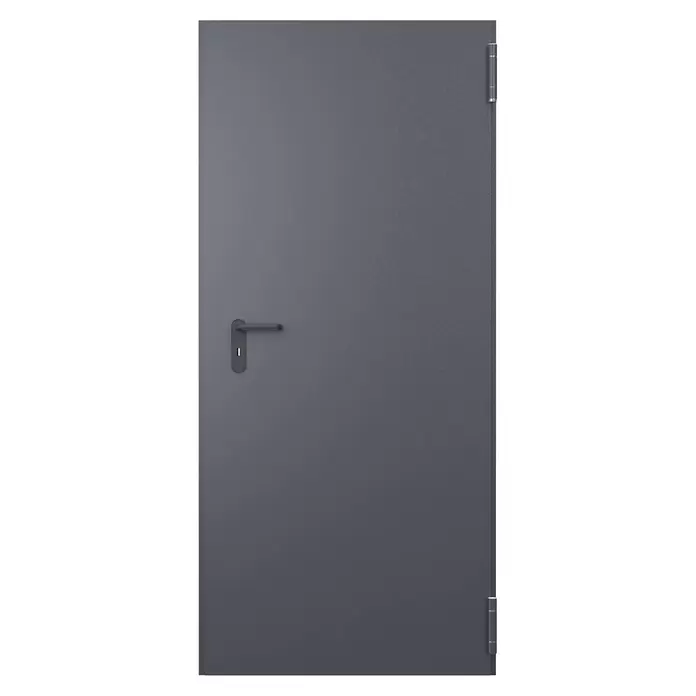 Padilla Brandschutztür Innova T30 Plus - 100 x 200 cm, Rechts, Anthrazitgrau