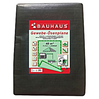 BAUHAUS Gewebe-Ösenplane (L x B: 8 x 5 m, 110 g/m², Kunststoff)