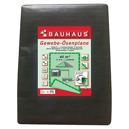 BAUHAUS Gewebe-Ösenplane