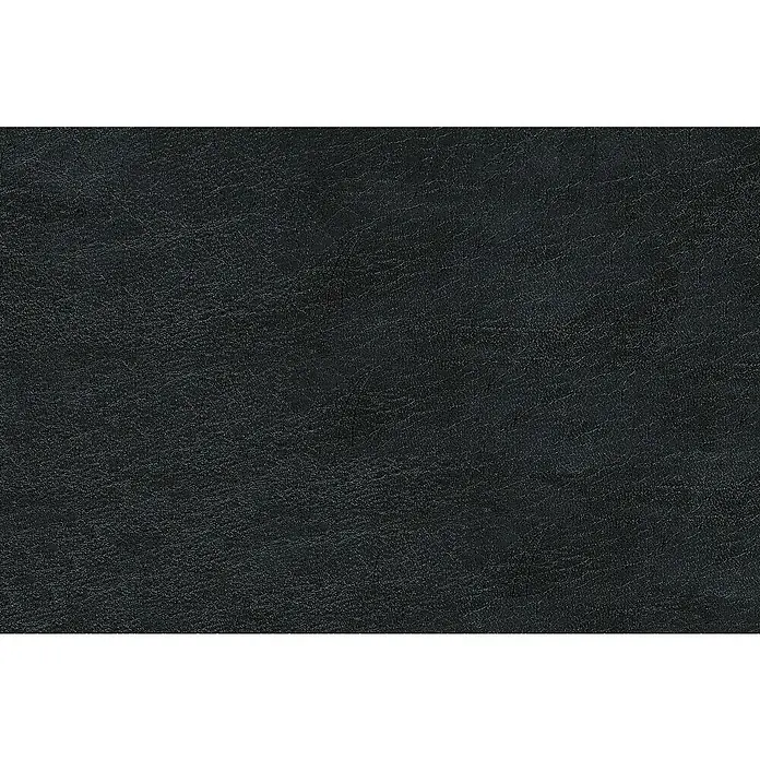 D-c-fix Leder-Dekorfolie Uni - 200 x 45 cm, Schwarz, Selbstklebend - Nahaufnahme von schwarzem Kunstleder. Die Textur ist rau und weist eine feine Narbenstruktur auf, die dem Material eine hochwertige Optik verleiht.
