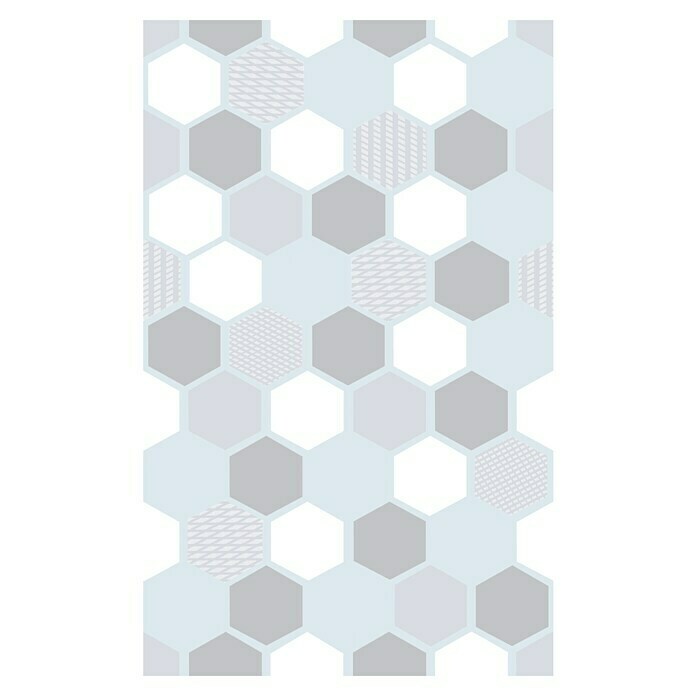 D-c-fix Static Premium Fensterfolie Wido (Grau/Weiß, 150 x 67,5 cm