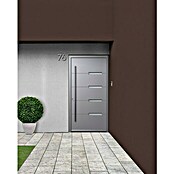 Portofino Aluminiumhaustür 904PF (110 x 210 cm, DIN Anschlag: Links, Eisenglimmer)