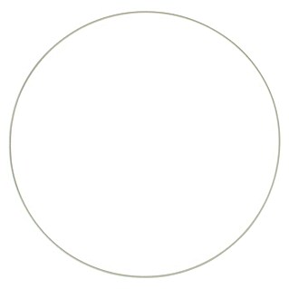 Glorex Dekoring (Weiß, Metall, Durchmesser: 30 cm)