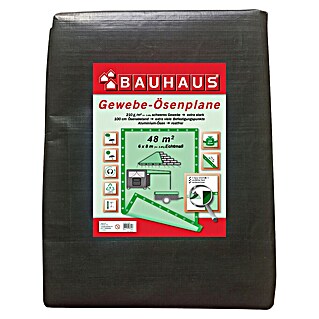 BAUHAUS Gewebe-Ösenplane (L x B: 8 x 6 m, 210 g/m², Kunststoff)