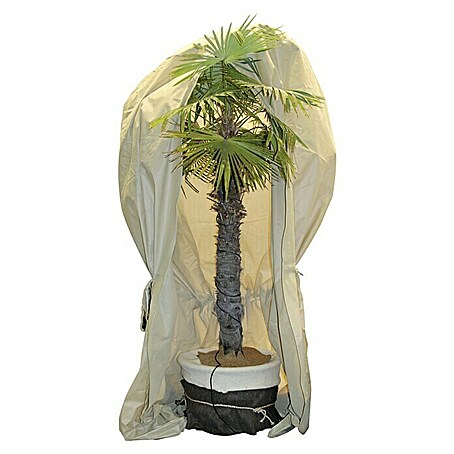 Videx Garden Winterschutzvlies XXL-Vlieshaube (Ø x H: 170 x 350 cm, 100 g/m², Beige)