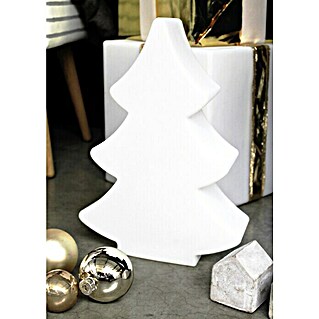 8 Seasons Design Shining LED-Weihnachtsleuchte Tree (6 W, Weiß, L x B x H: 10 x 28 x 38 cm)